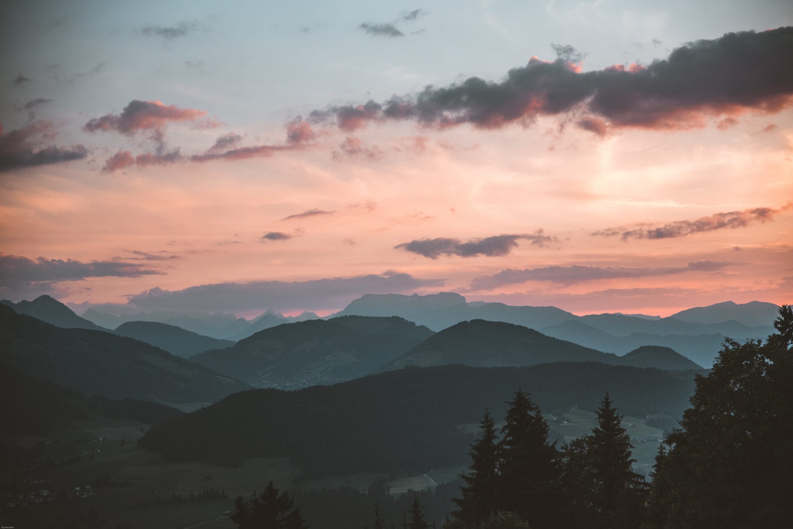 Photo by Stephan Seeber: https://www.pexels.com/photo/scenic-view-of-mountains-during-dawn-1261728/